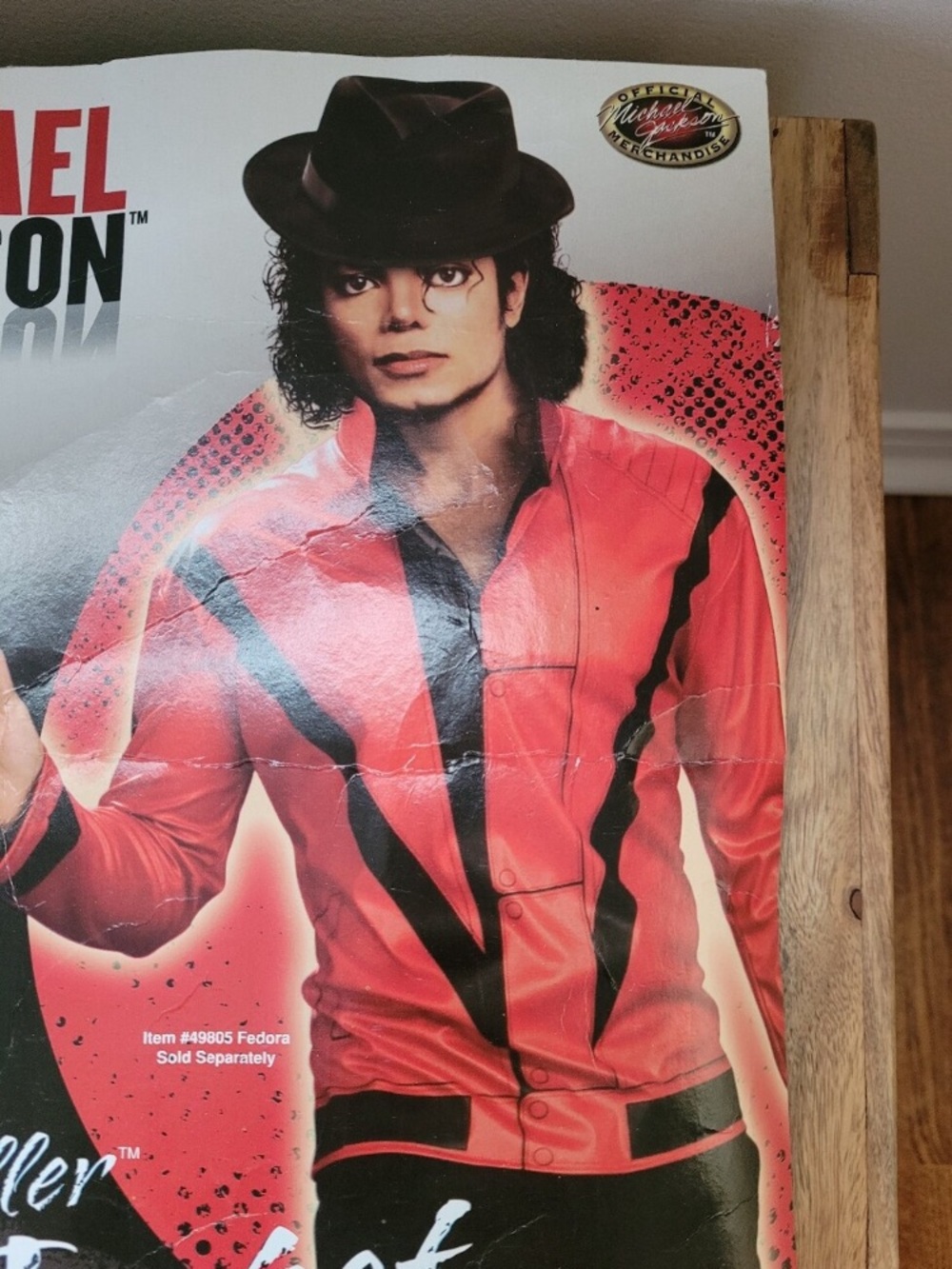 Michael Jackson Red & Black Thriller Jacket Halloween Costume